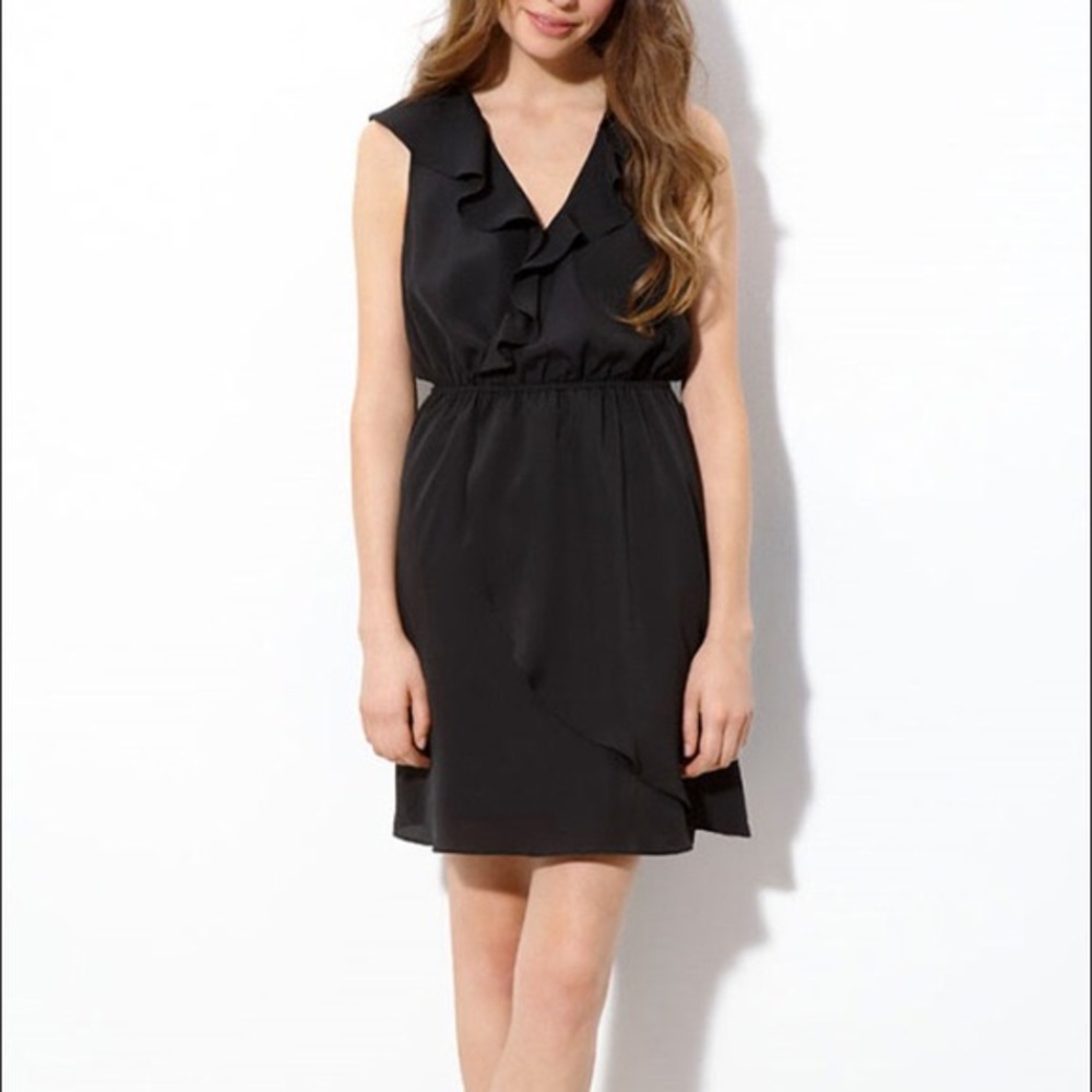 BCBGeneration Ruffled Wrap Dress